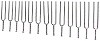 Wittner Tuning Fork Set chromatic No. 92444013