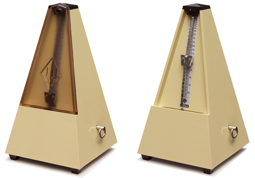 Wittner Metronome System Maelzel, Plastic casing, ivory, without bell, No. 807K