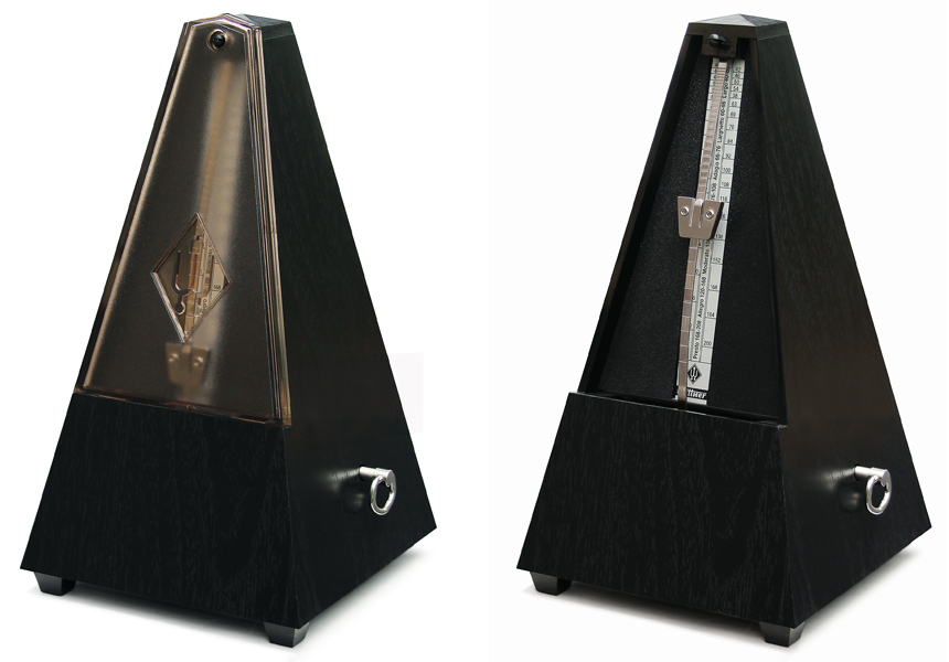 Wittner Metronome System Maelzel, Plastic casing, black, without bell, No. 806K