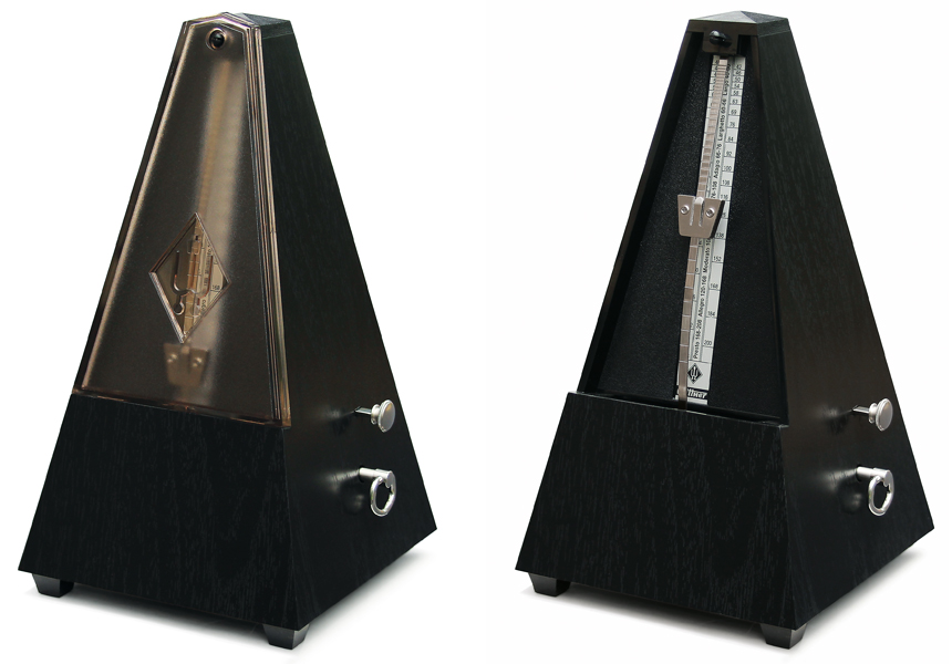 Wittner Metronome System Maelzel, Plastic casing, black, with bell, No. 816K