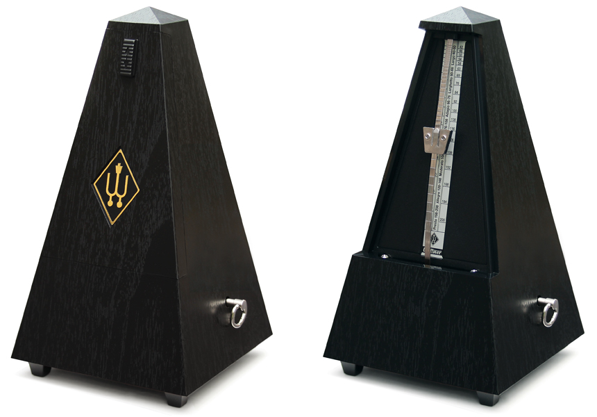 Wittner Metronome System Maelzel, Plastic casing, black, without bell, No. 845161