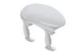 WITTNER® - Chin Rest Augsburg for Violin, Centered mounting, Height and Tilt adjustable
