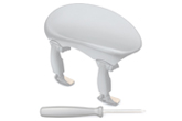 WITTNER® - Chin Rest Augsburg for Violin, Centered mounting, Height and Tilt adjustable