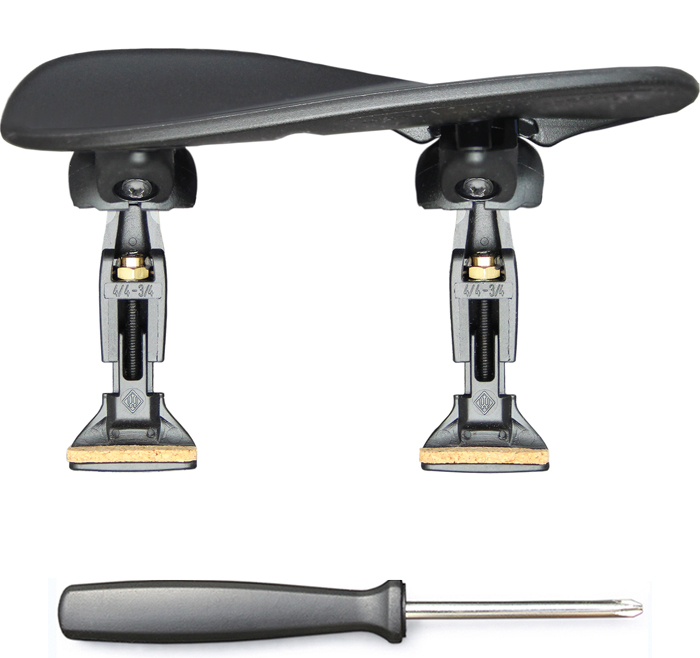 WITTNER® - Chin Rest Augsburg for Violin, centered mounting, height and tilt adjustable