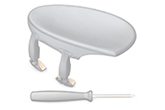 WITTNER® - Chin Rests for Violin, Side mounting