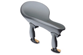 WITTNER® - Chin Rest Zuerich for Violin and Viola, played at the side, centered mounting, height and tilt adjustable