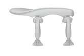 WITTNER® - Chin Rest Zuerich for Violin and Viola, played at the side, centered mounting, height and tilt adjustable