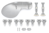 WITTNER® - Chin Rest Zuerich for Violin and Viola, played at the side, centered mounting, height and tilt adjustable
