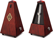 Wittner Metronome System Maelzel mahogany-coloured, high gloss finish No. 801