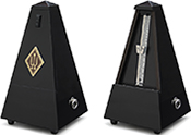 Wittner Metronome System Maelzel black, high gloss finish No. 806