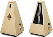 Wittner Metronome System Maelzel maple blond, mat silk, with bell No. 817a