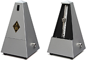 Wittner Metronome System Maelzel light-silver-coloured No. 845202